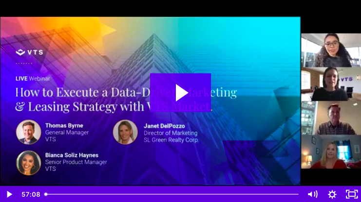 VTS Webinar | How to Execute a Data-Driven Marketing & Leasing Strategy With VTS Market